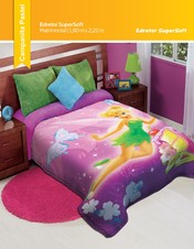 Campanita Pastel - Edredón Jumbo Matrimonial