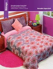 Málaga - Edredón Jumbo Sobrecamero