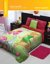 Campanita Flor - Edredón Jumbo Matrimonial