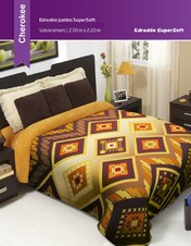 Cherokee - Edredón Jumbo Sobrecamero