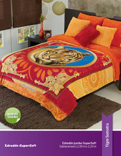 Tigre Sumatra - Edredón Jumbo Sobrecamero