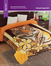 Tigre Real - Edredón Jumbo Sobrecamero