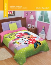 Minnie Fashion - Edredón Jumbo Matrimonial