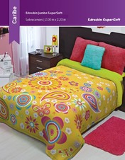 Caribe - Edredón Jumbo Sobrecamero