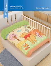 Pooh Bosque - Edredón Jumbo Cunero