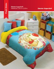 Pooh Globo - Edredón Jumbo Individual