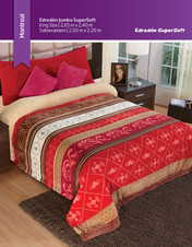 Montreal - Edredón Jumbo Sobrecamero