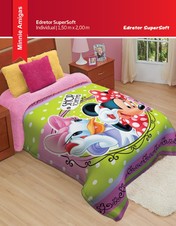 Minnie Amigas - Edredón Jumbo Individual