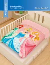 Princesas Gala - Edredón Jumbo Cunero